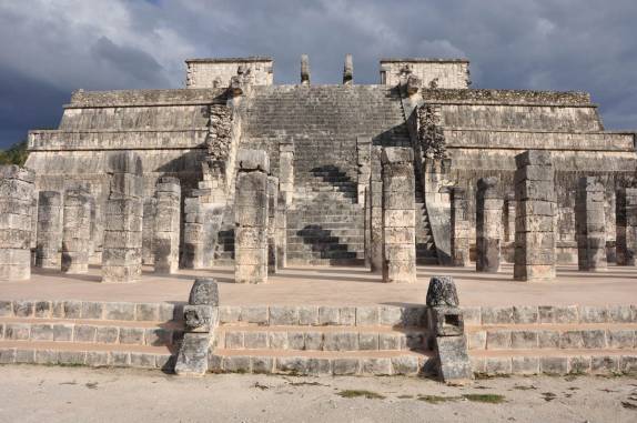 As ruínas mayas de Chichen-Itza, na península do Yucatán, no México